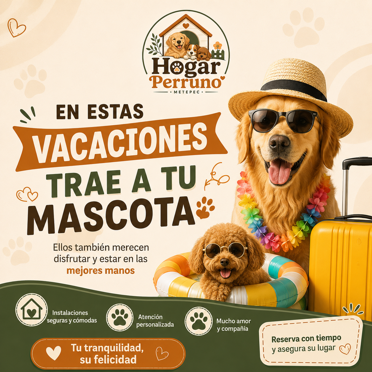 Campaña Vacaciones Hogar Perruno